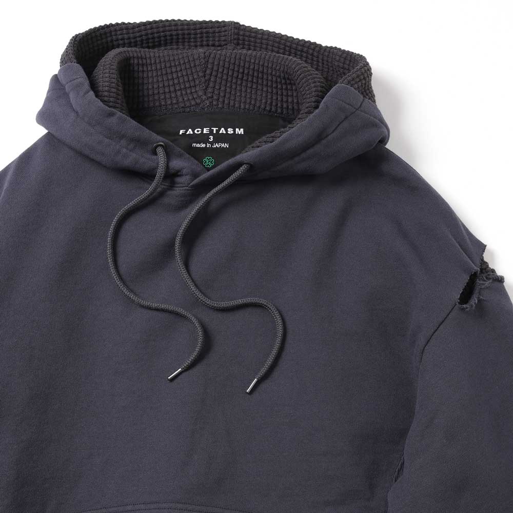FACETASM(ファセッタズム)LAYERED HOODIE (MYK-SW-03) | FACETASM