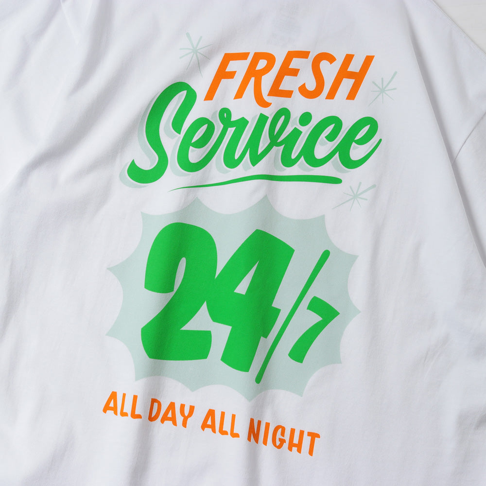 CORPORATE PRINTED S/S TEE ”ALL DAY ALL NIGHT ”