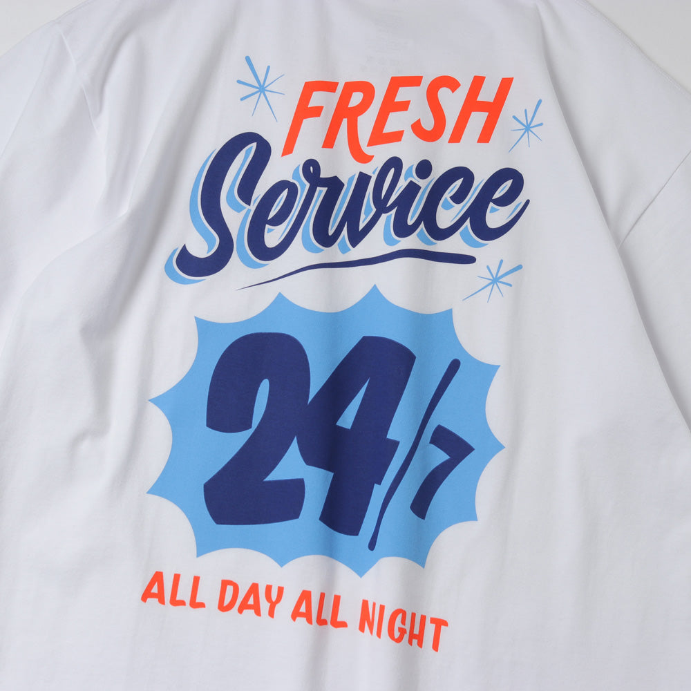 CORPORATE PRINTED S/S TEE ”ALL DAY ALL NIGHT ”