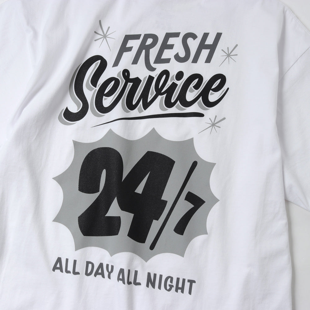 CORPORATE PRINTED S/S TEE ”ALL DAY ALL NIGHT ”