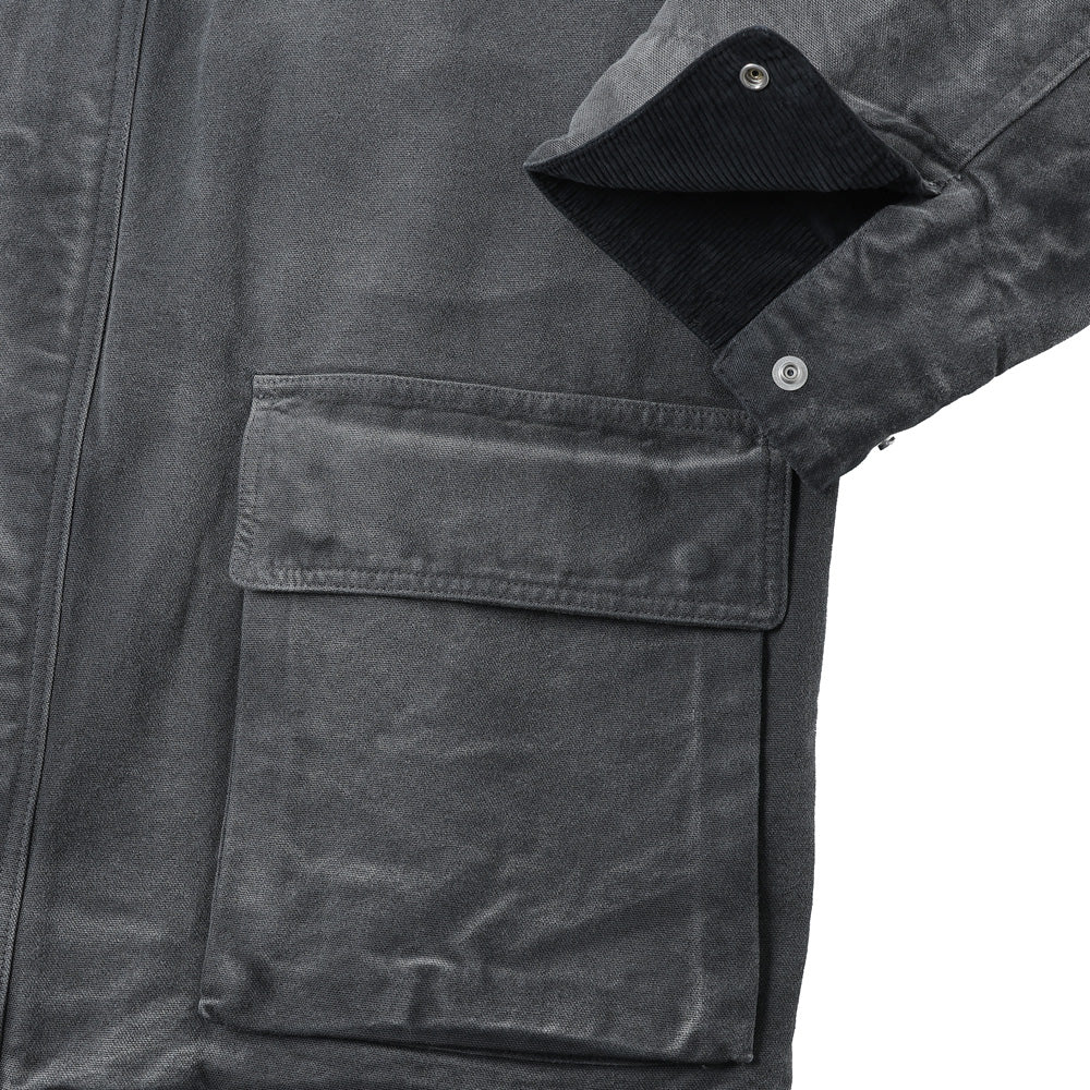 PRODUCT DYED ORGANIC COTTON DUCK BLOUSON