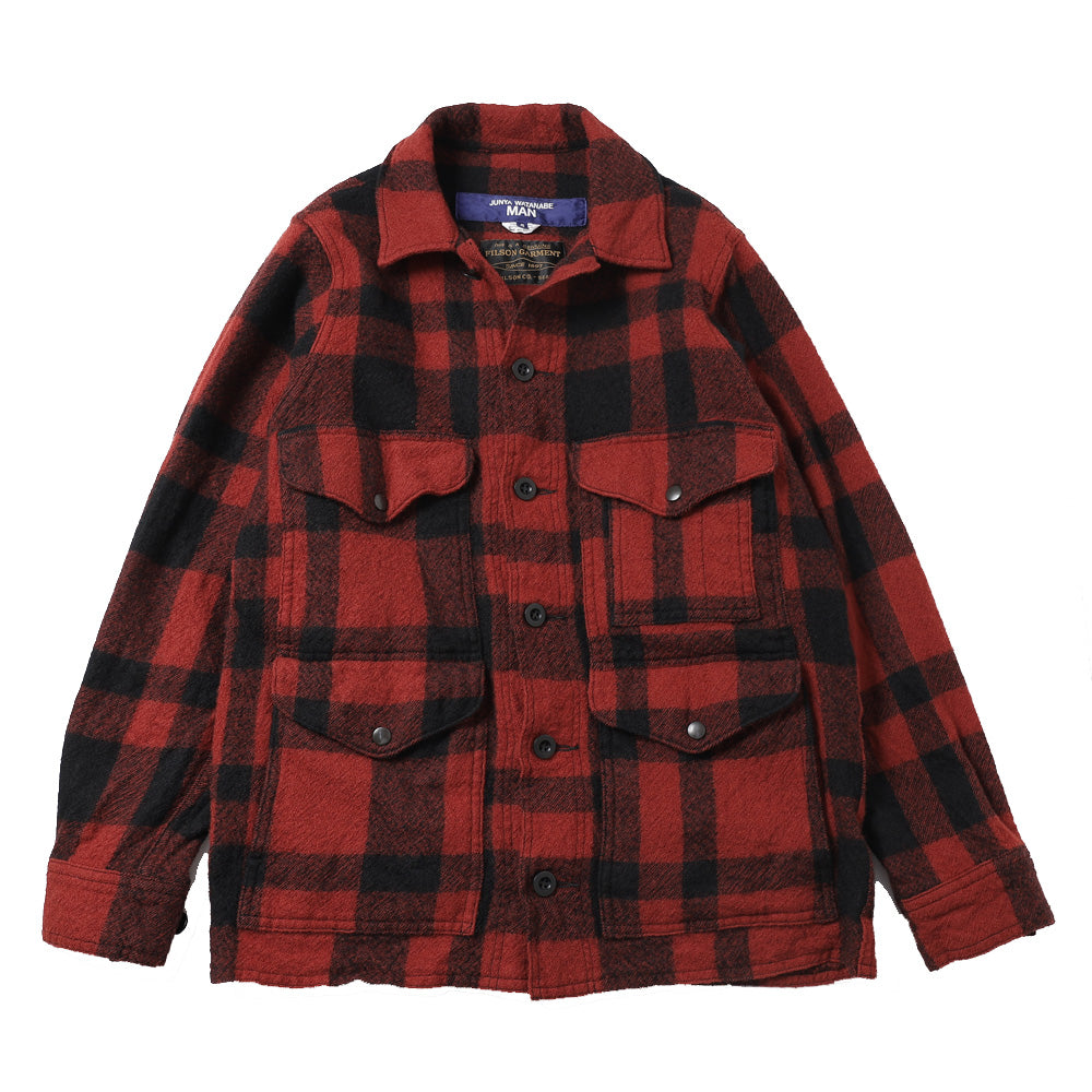 Wool check product shrunken FILSON W name J009
