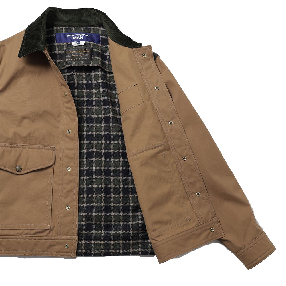 Cotton Oxford x Wool Nylon Check Filson Double Name