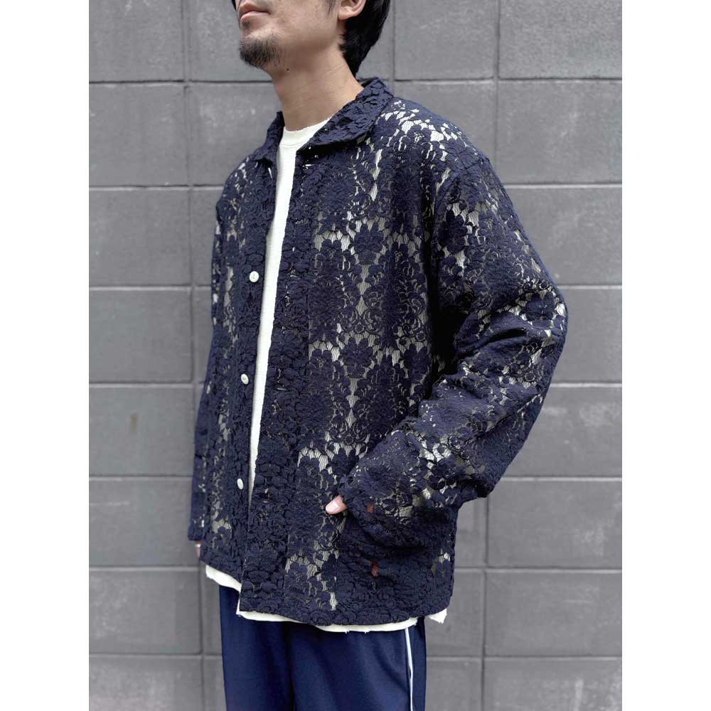 NEEDLES(ニードルズ)Widespread Collar Shirt - Raschel Lace (SX283