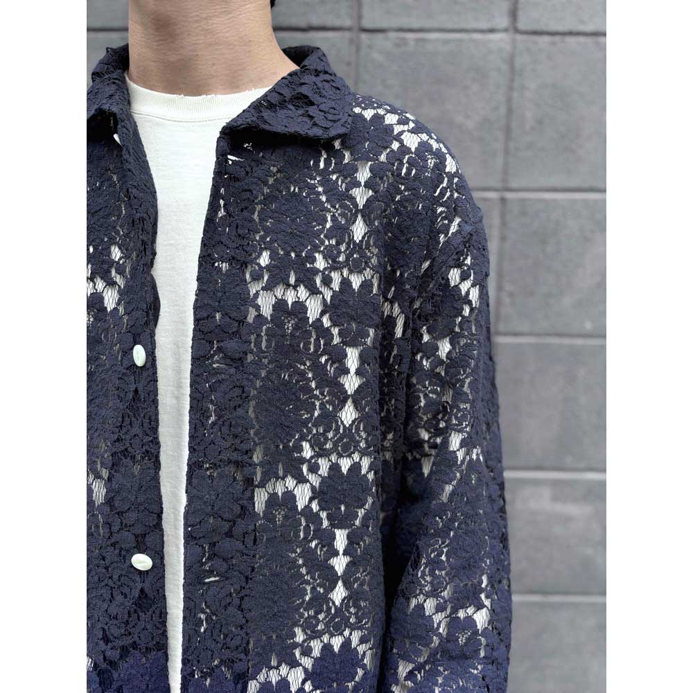 NEEDLES(ニードルズ)Widespread Collar Shirt - Raschel Lace (SX283