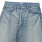 SELVEDGE FADED HEAVY DENIM WIDE PANTS