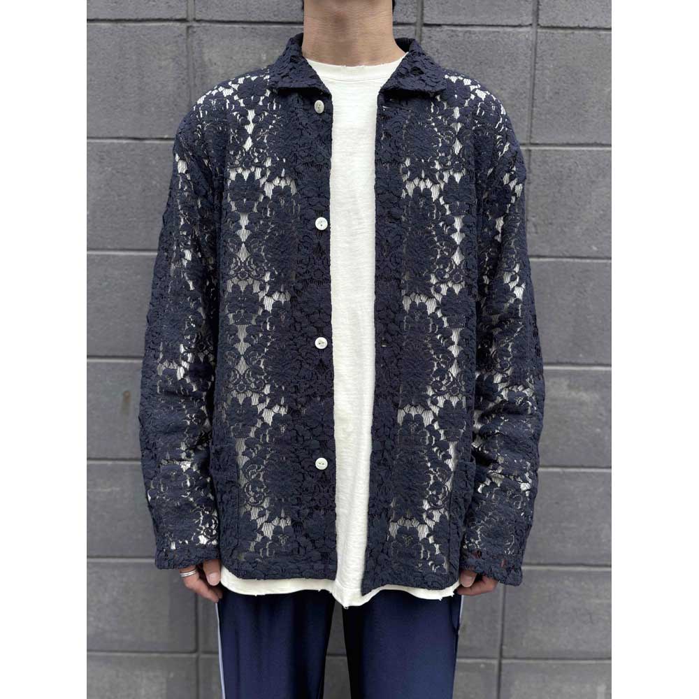 NEEDLES(ニードルズ)Widespread Collar Shirt - Raschel Lace (SX283
