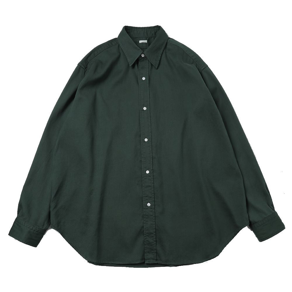 Double Weave Twill Regular Collar Shirt