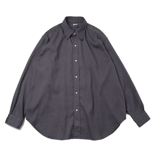 Double Weave Twill Regular Collar Shirt