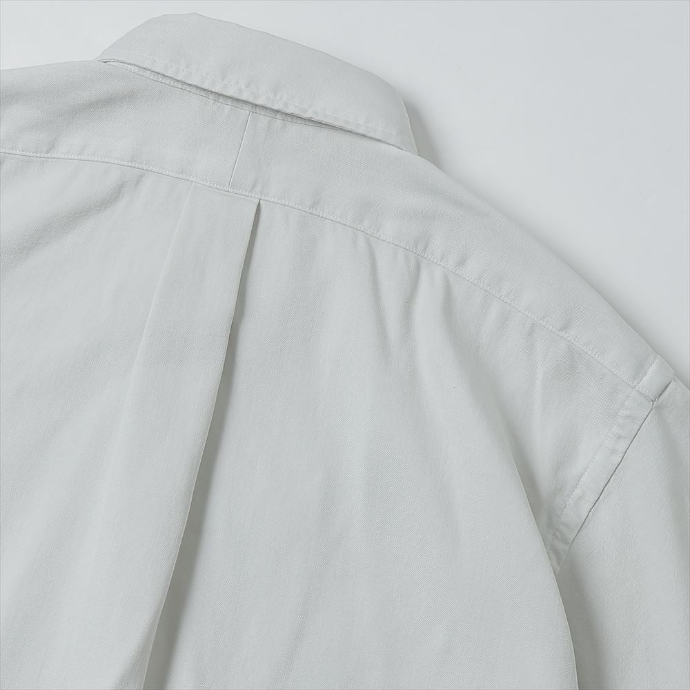 A.PRESSE (ア プレッセ) Double Weave Twill Regular Collar Shirt