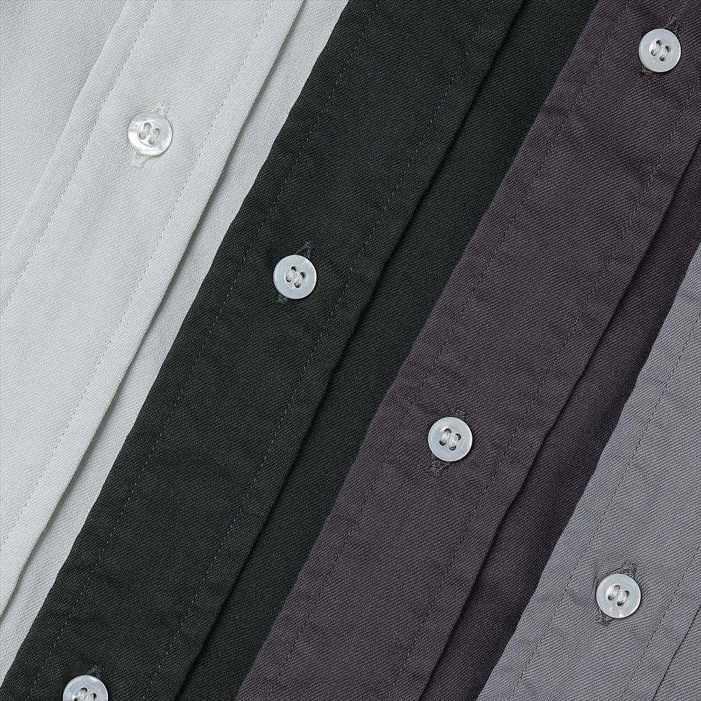 Double Weave Twill Regular Collar Shirt