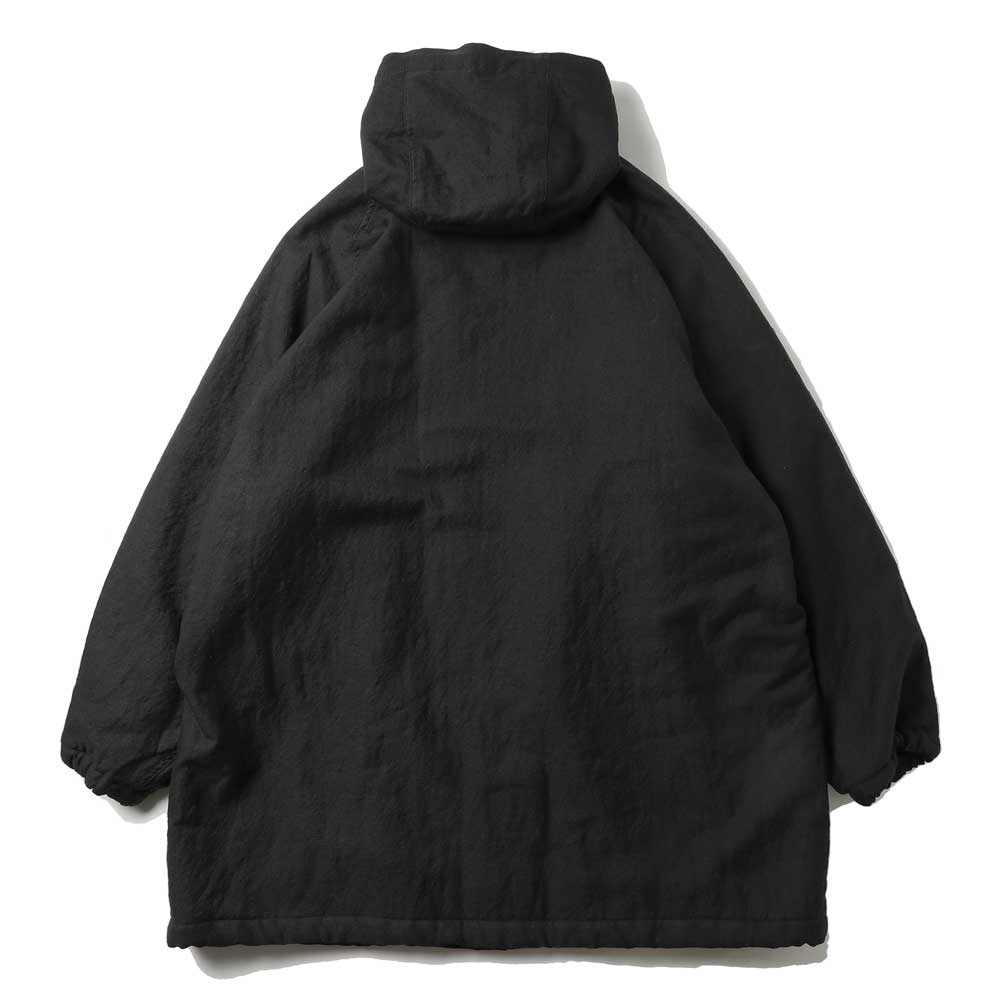 MILITARY PARKA WOOL LINEN MOLESKIN