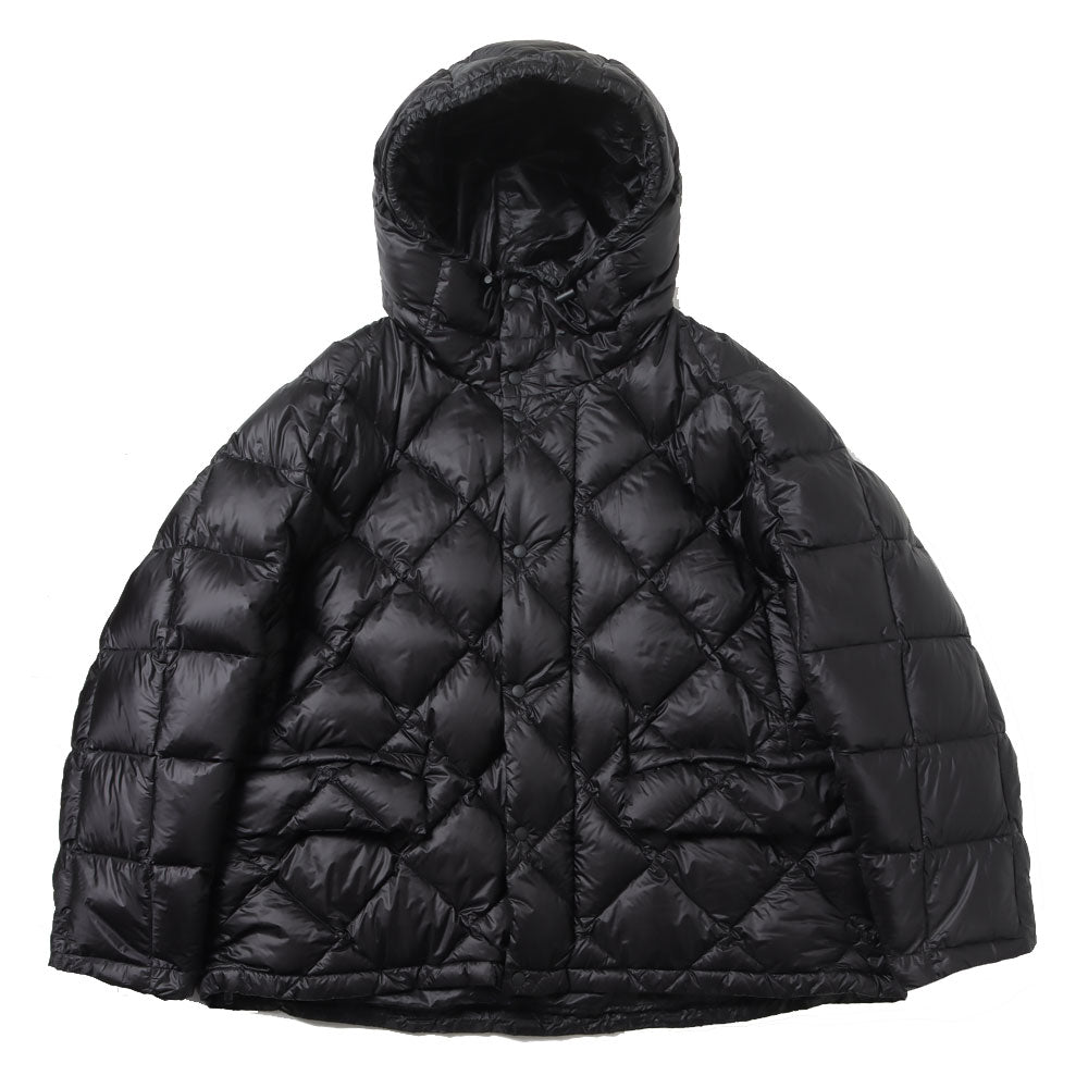 Ultra-lightweight diamond quilted outdoor down jacket and hoodie