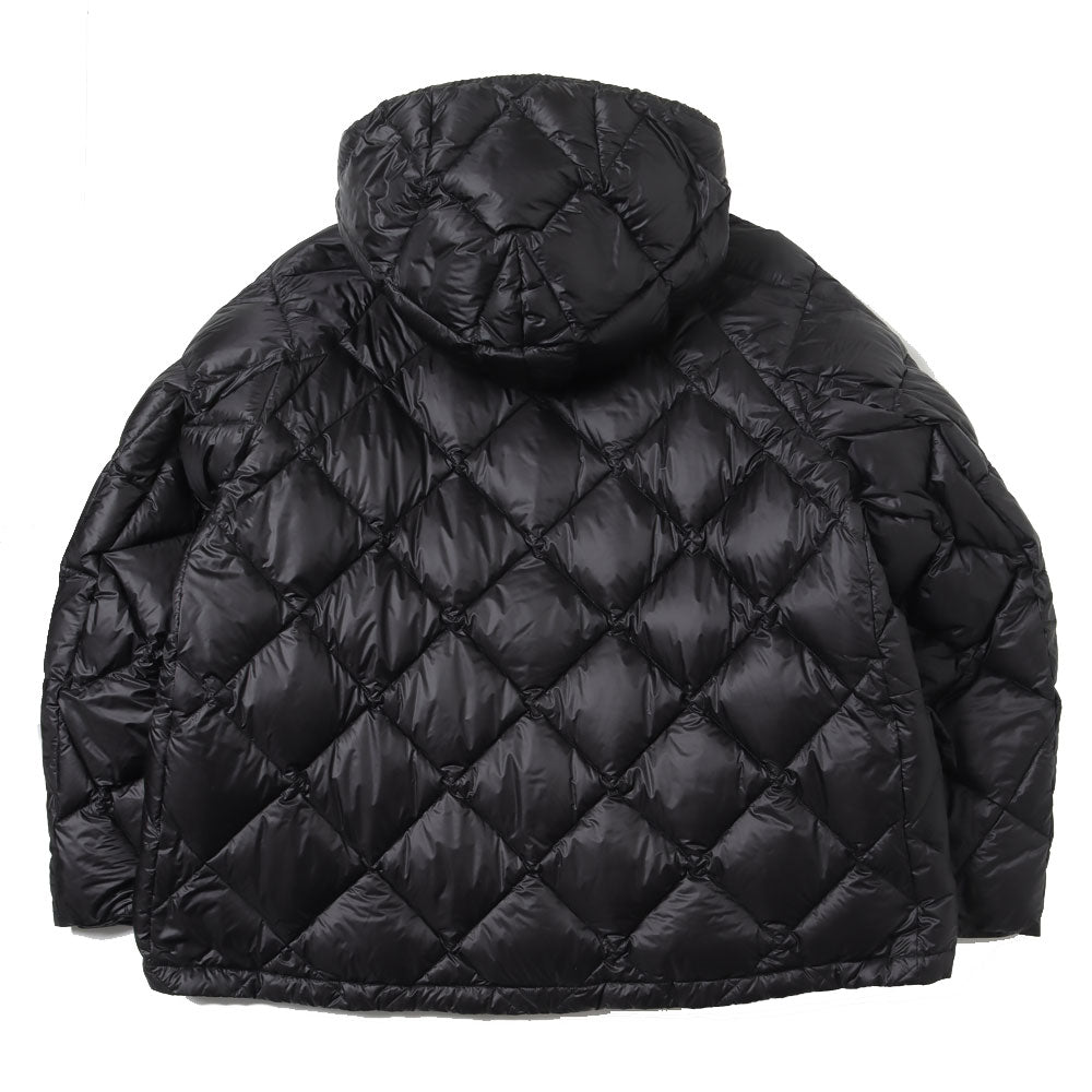 Ultra-lightweight diamond quilted outdoor down jacket and hoodie