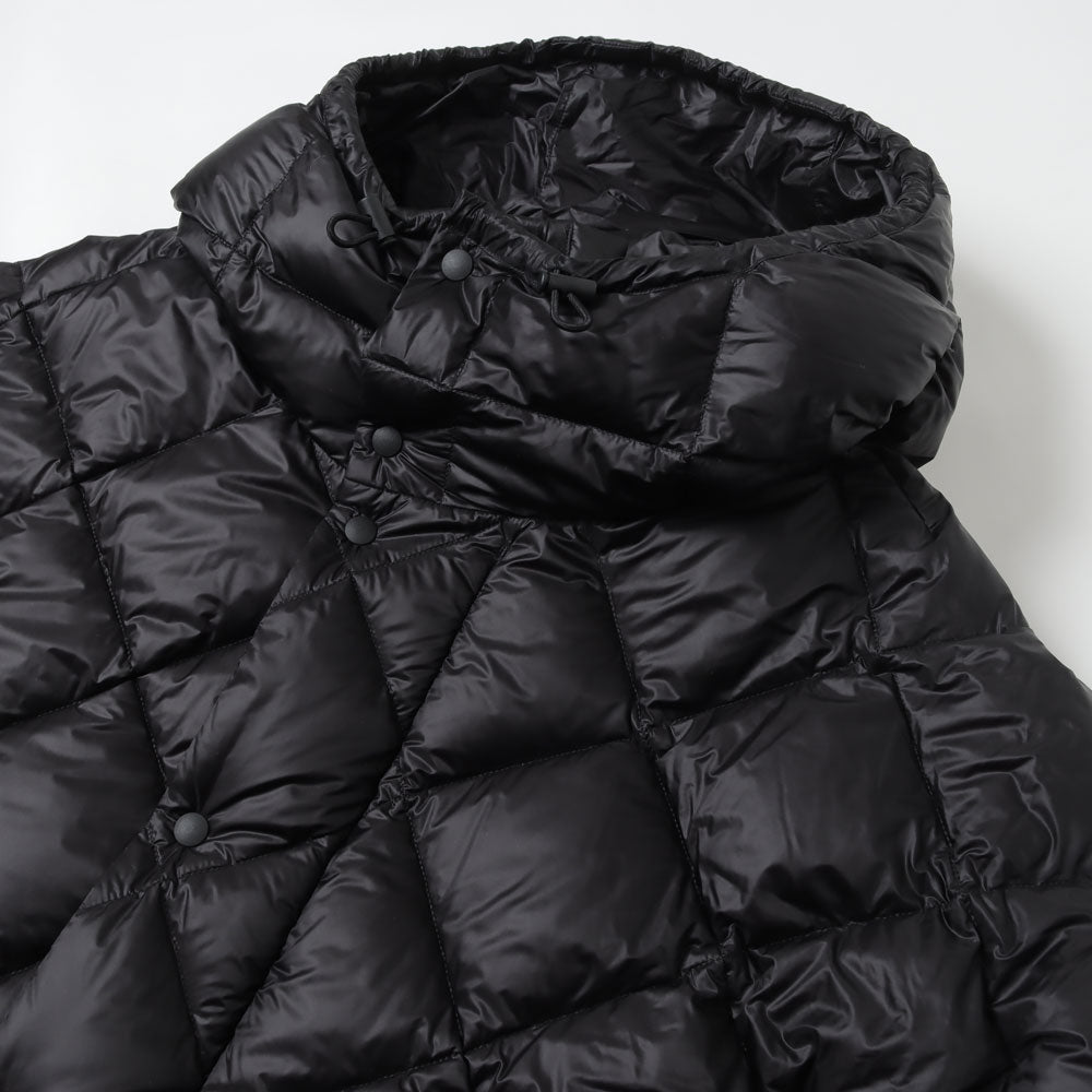 Ultra-lightweight diamond quilted outdoor down jacket and hoodie