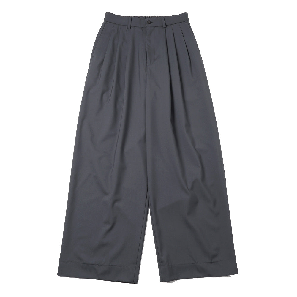 MARKAWARE(マーカウェア) - TRIPLE PLEATED WIDE TROUSERS ORGANIC