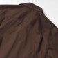 WASHED FINX TYPEWRITER OPEN COLLAR HALF SLEEVED SHIRT