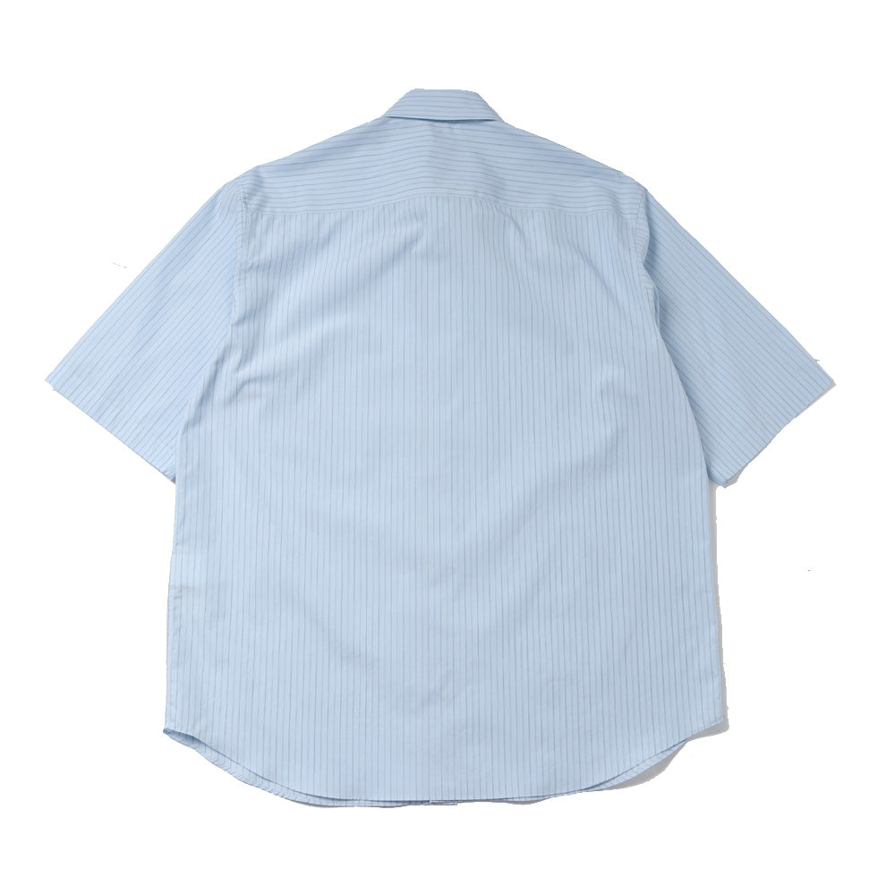 SUVIN HIGH COUNT CLOTH STRIPE HALF SLEEVED SHIRT