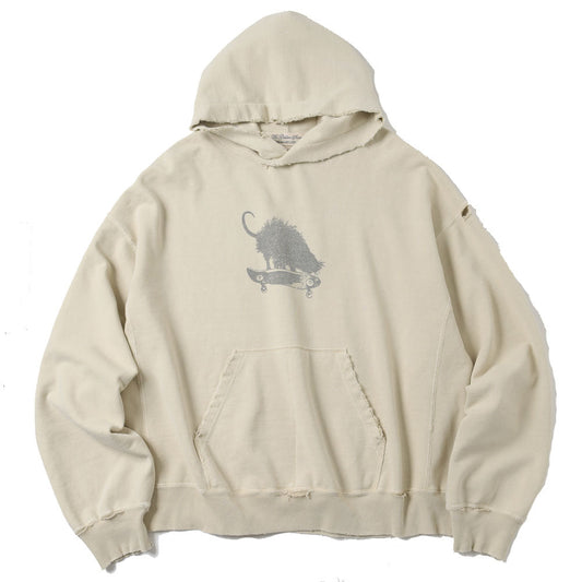 Double SP processed fleece hoodie (SKATE)