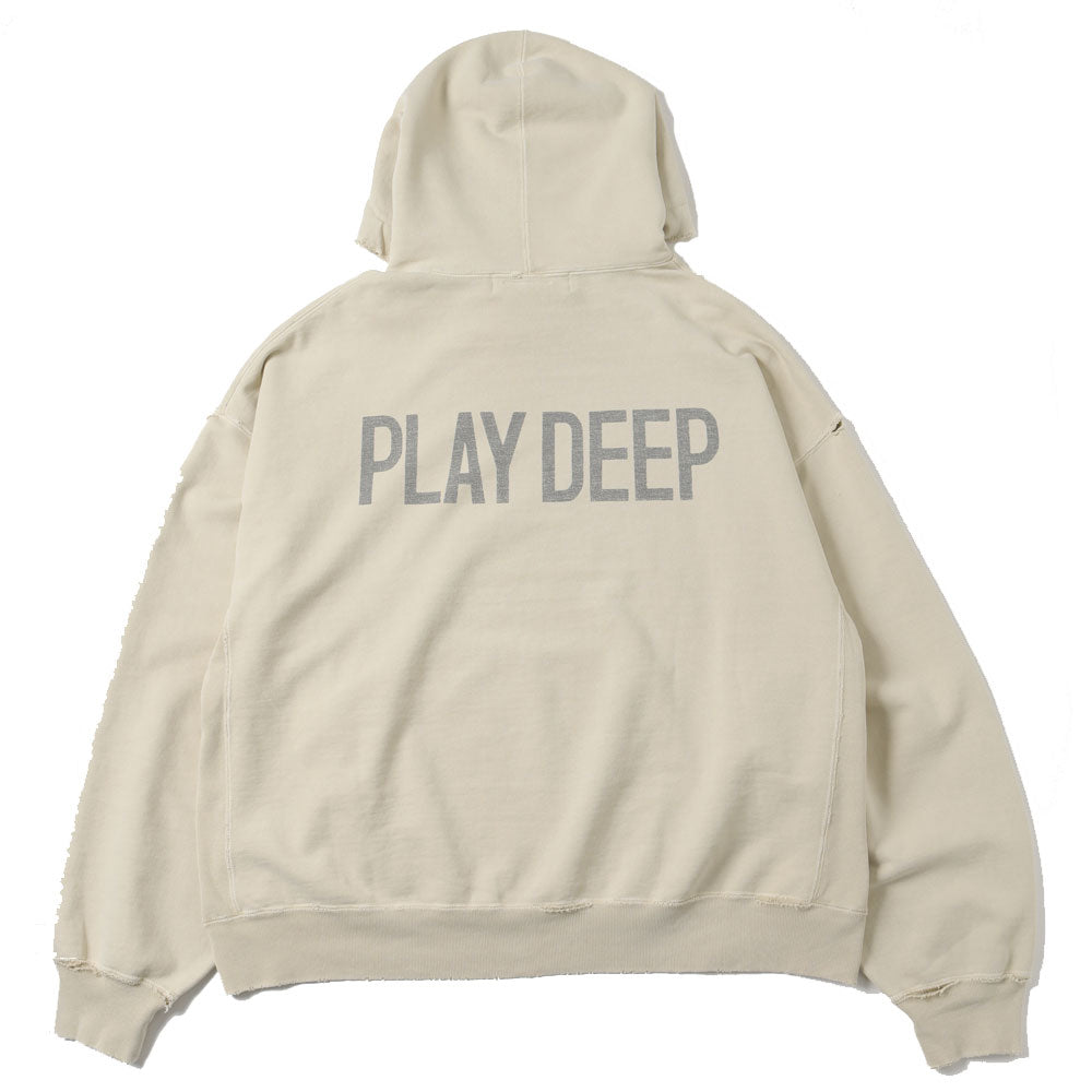 Double SP processed fleece hoodie (SKATE)