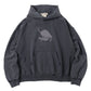 Double SP processed fleece hoodie (SKATE)
