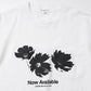 Printed Cross Crew Neck Long Sleeve T-Shirt - Flower 26ssmae