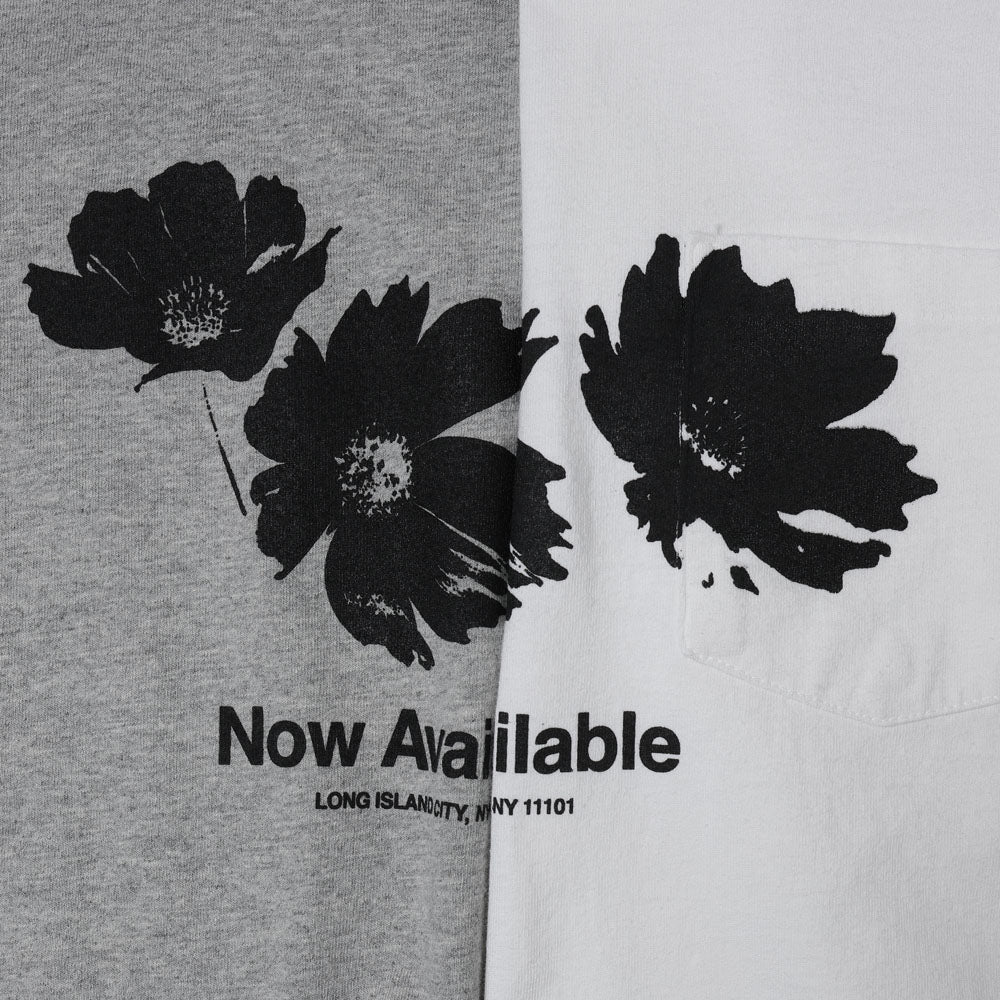 ENGINEERED GARMENTS Printed Cross Crew Neck L/S T-shirt (SW135