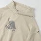 Double SP processed fleece hoodie (SKATE)