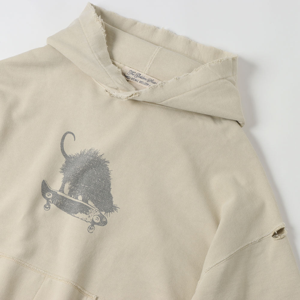 Double SP processed fleece hoodie (SKATE)