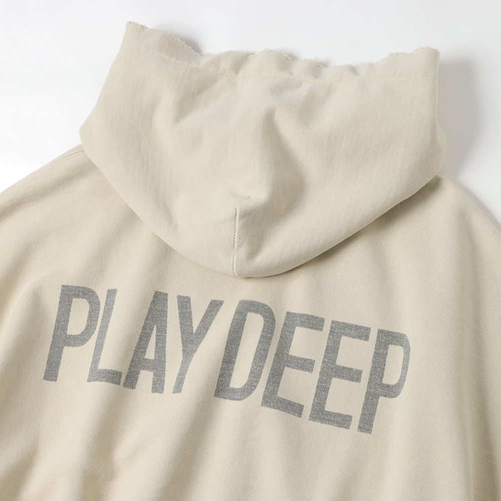 Double SP processed fleece hoodie (SKATE)