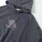 Double SP processed fleece hoodie (SKATE)