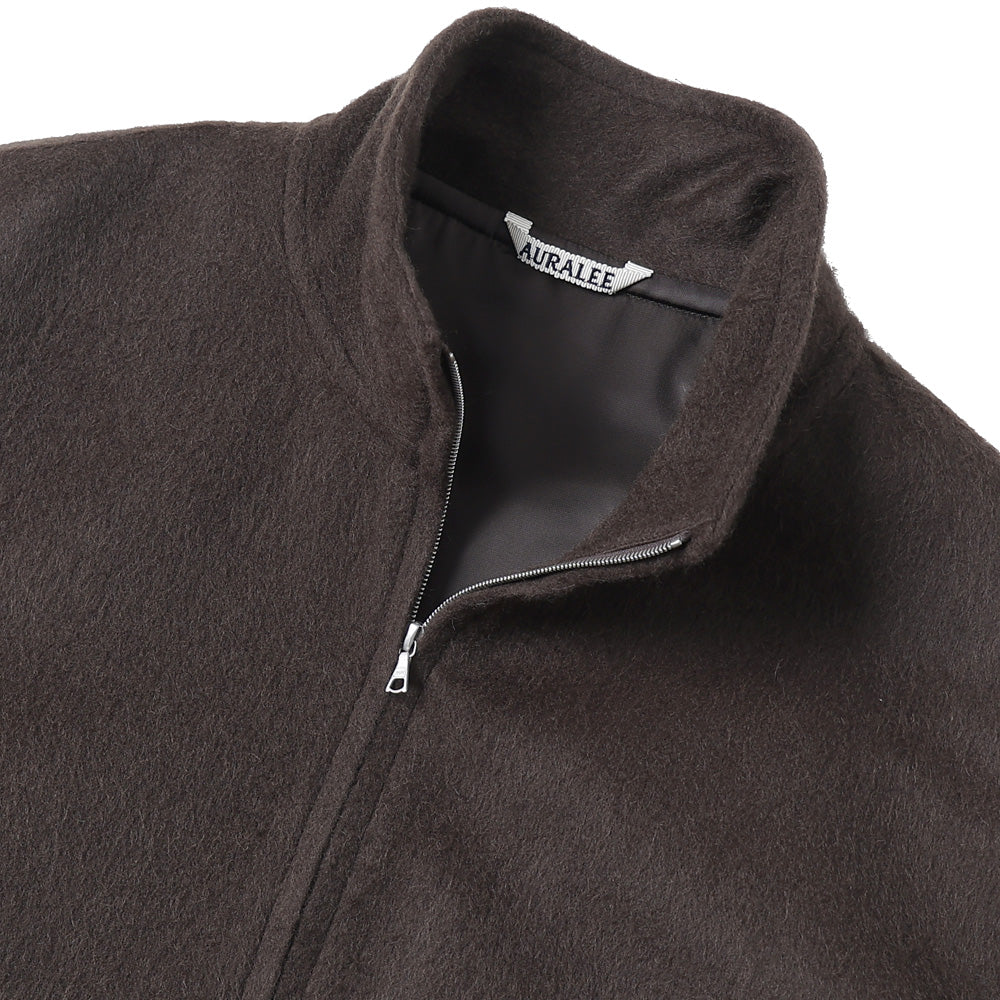 BABY CAMEL FLANNEL ZIP BLOUSON