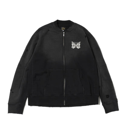 Deconstructed Zipped Sweat