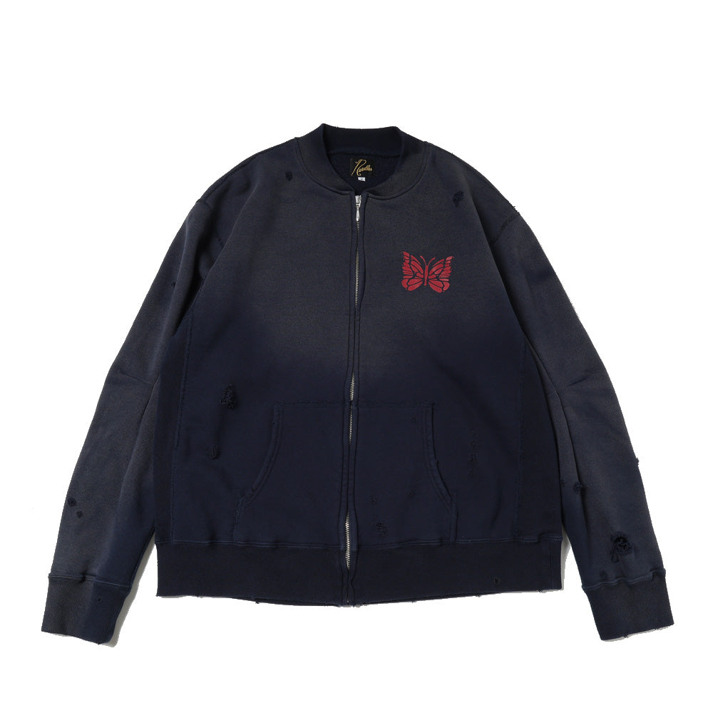 Deconstructed Zipped Sweat