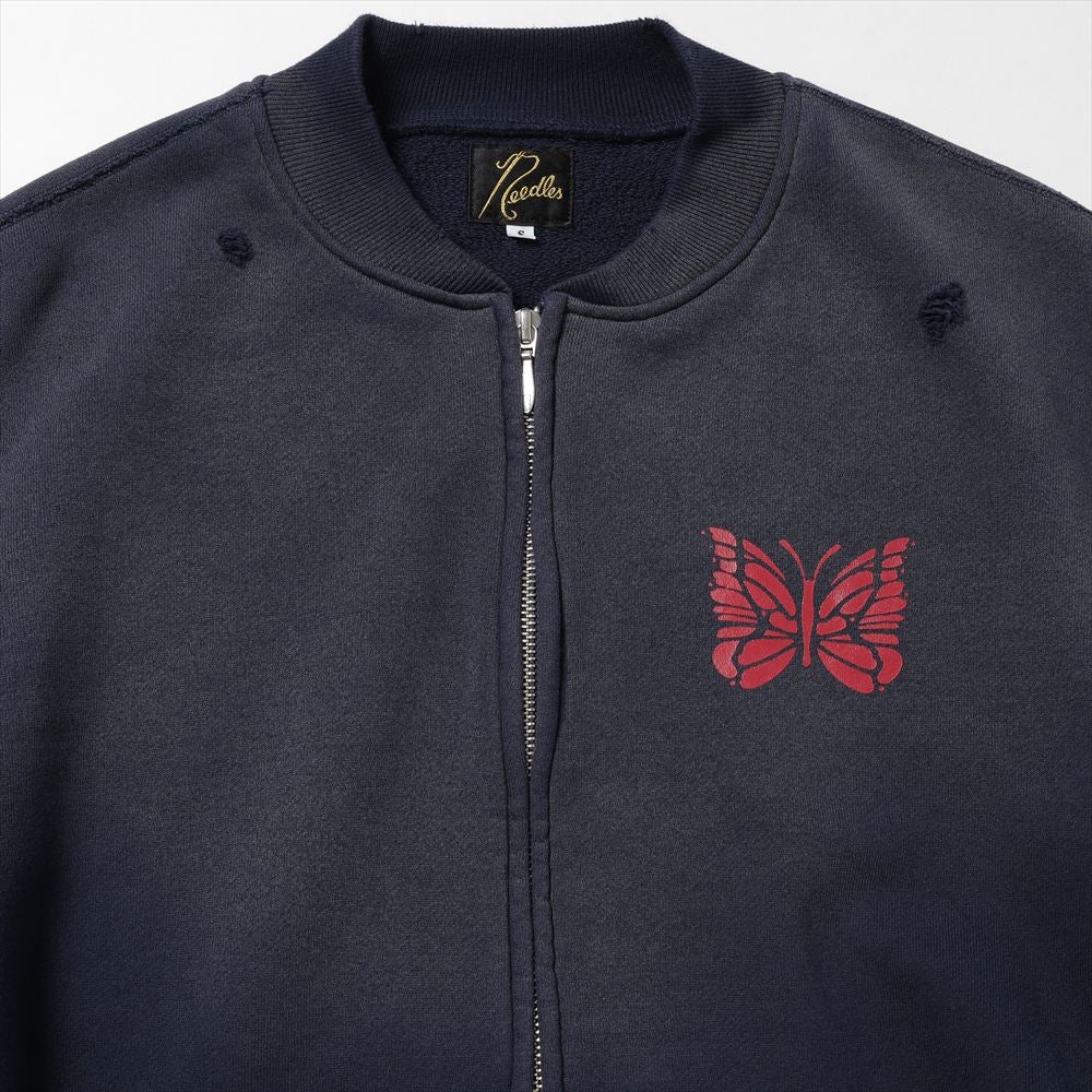 Deconstructed Zipped Sweat