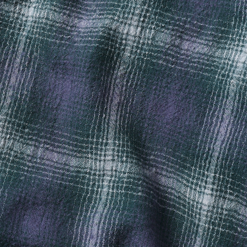 AIRY WOOL CHECK SHIRT