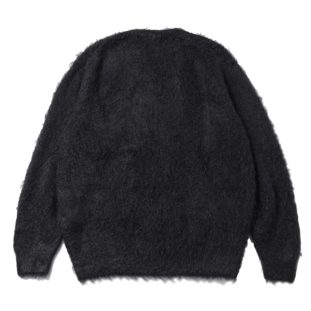 BRUSHED SUPER KID MOHAIR KNIT P/O