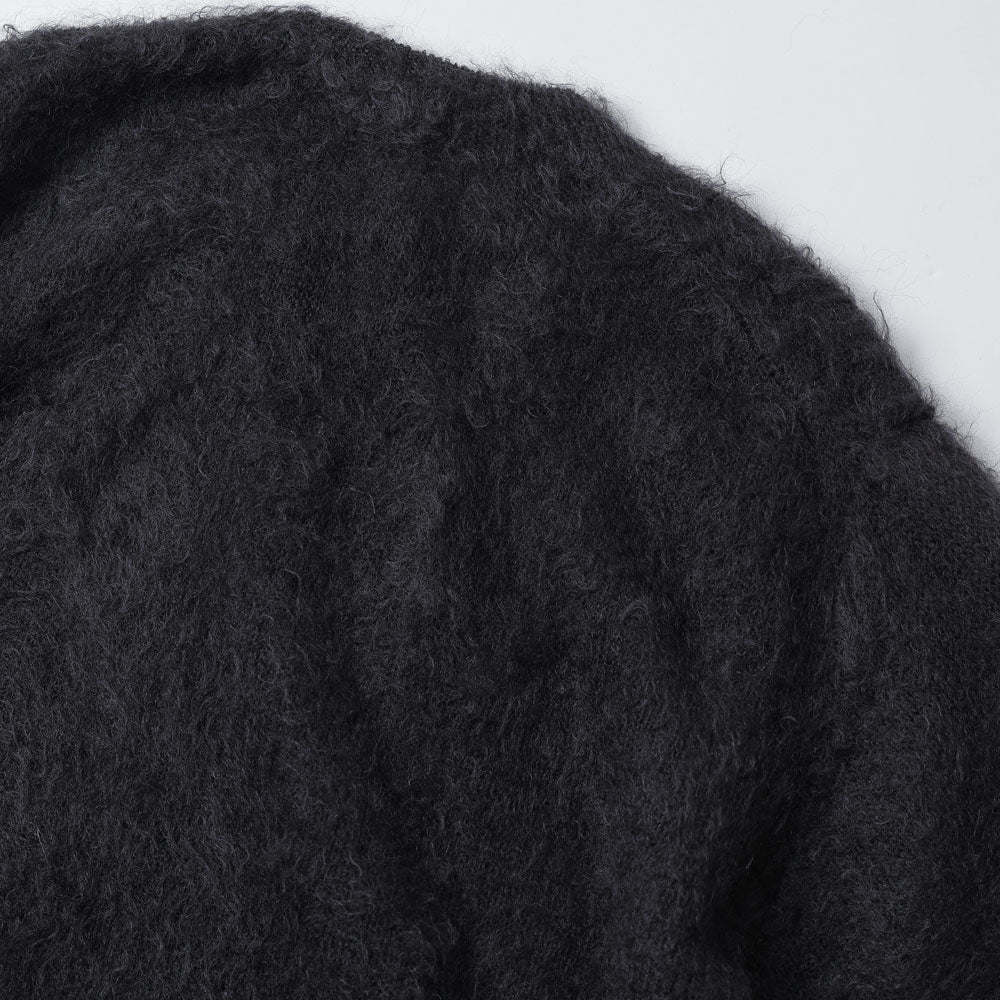 BRUSHED SUPER KID MOHAIR KNIT P/O