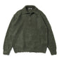 BRUSHED SUPER KID MOHAIR KNIT POLO