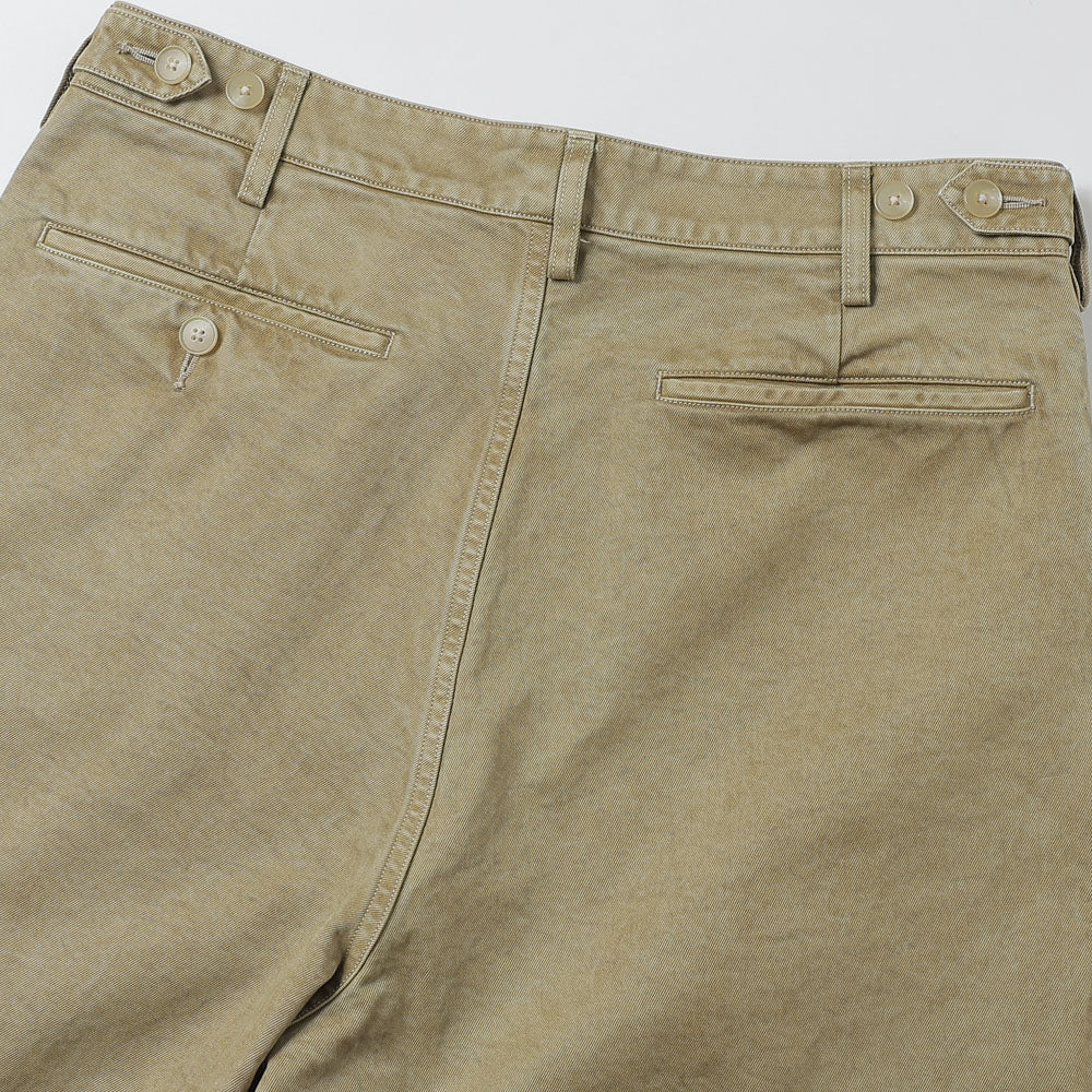 PRODUCT DYED FINX CHINO ONE-TUCK PANTS