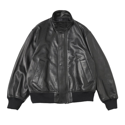 C0W LEATHER - ZIP UP BLOUSON