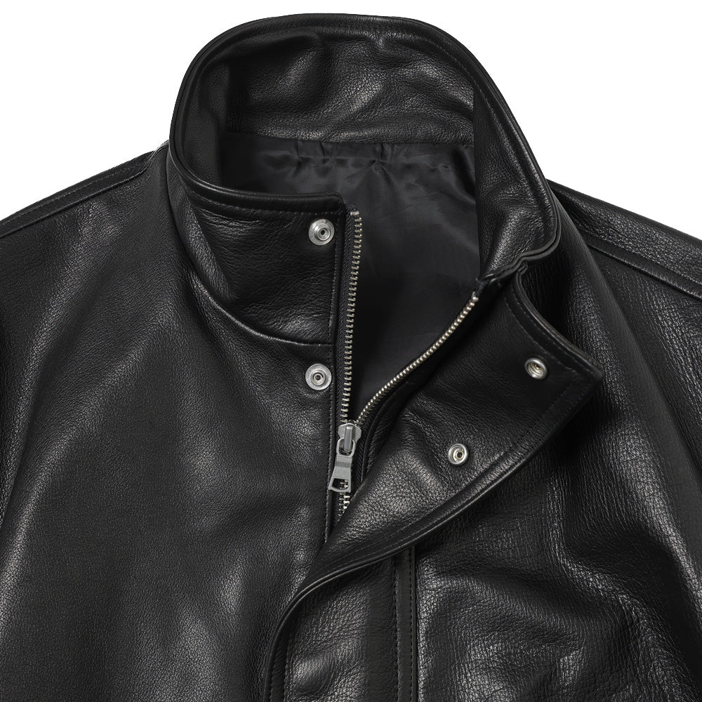 URU) C0W LEATHER - ZIP UP BLOUSON (26SCL02) | URU / ジャケット
