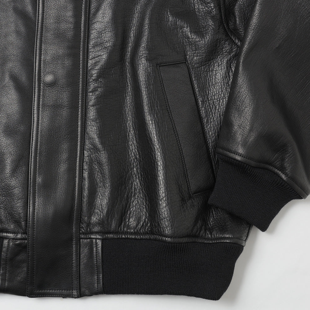 URU) C0W LEATHER - ZIP UP BLOUSON (26SCL02) | URU / ジャケット