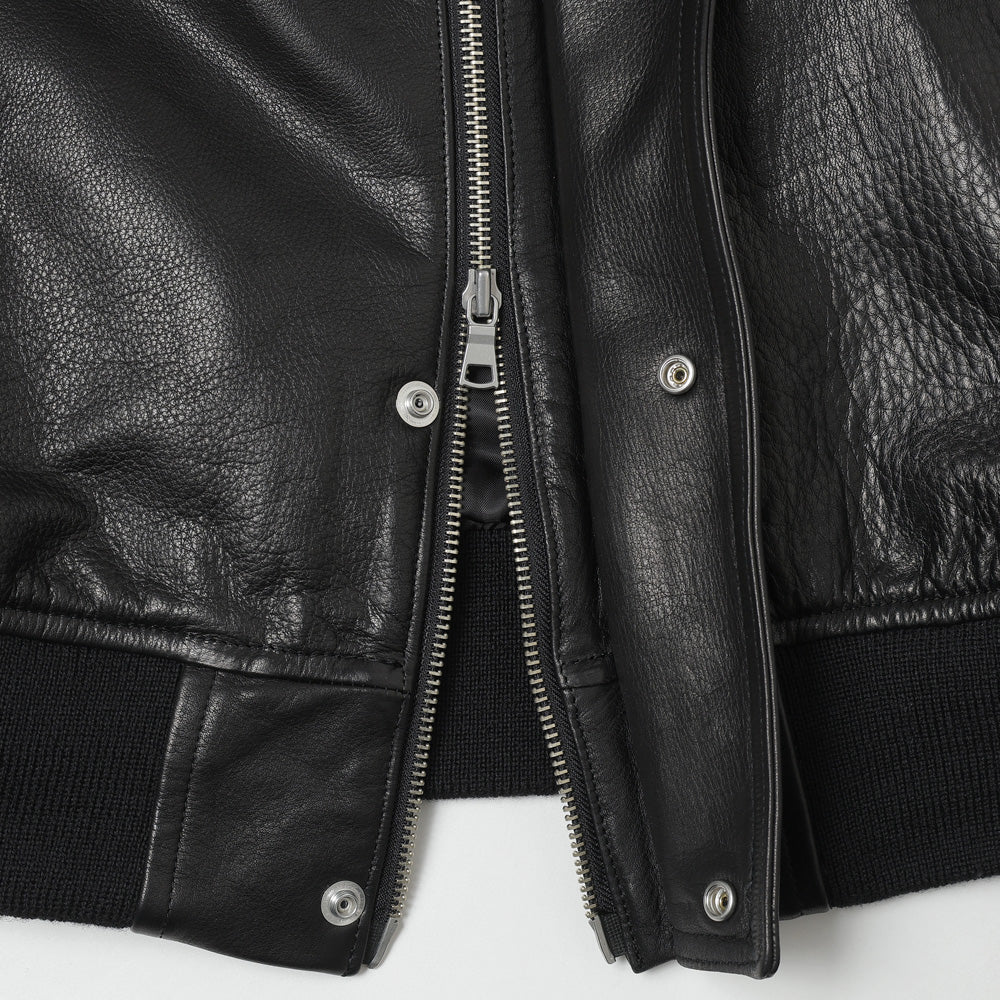URU) C0W LEATHER - ZIP UP BLOUSON (26SCL02) | URU / ジャケット