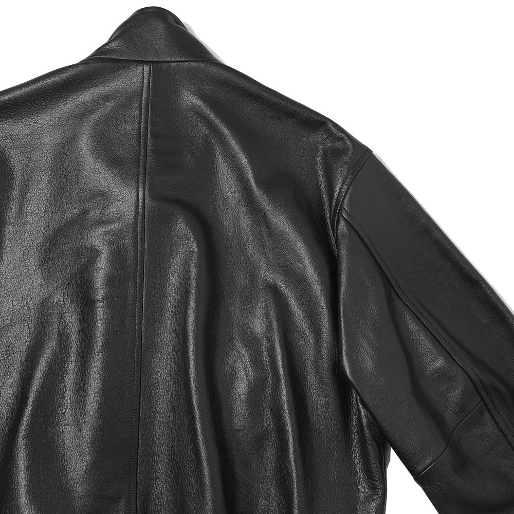 URU) C0W LEATHER - ZIP UP BLOUSON (26SCL02) | URU / ジャケット