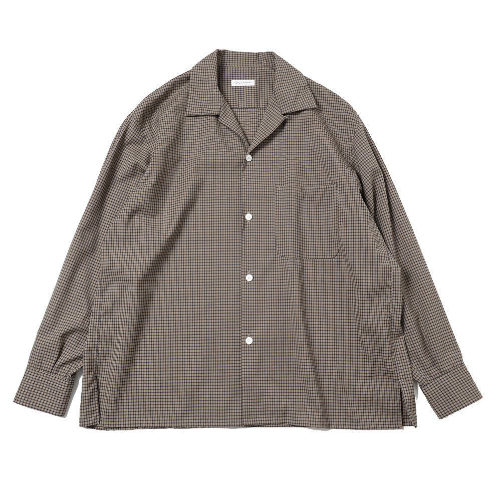 Summer Wool Open Collar Shirt