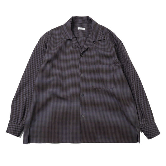 Summer Wool Open Collar Shirt