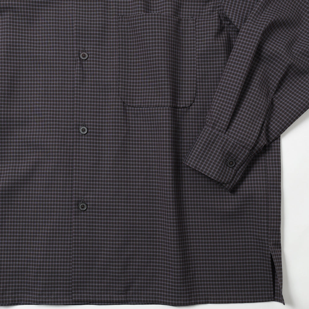 Summer Wool Open Collar Shirt