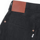 TWISTED HEATHER DENIM PANTS WIDE CUT
