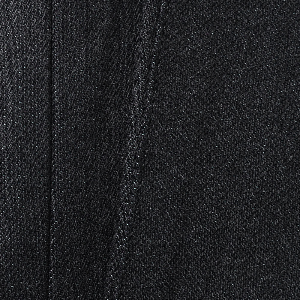 TWISTED HEATHER DENIM PANTS WIDE CUT